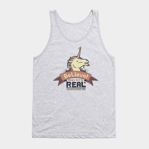 Unicorn Believe And Its Real Tank Top by Tobe_Fonseca